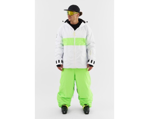 Куртка COOLZONE ORION белый/неосалатовый