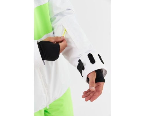 Куртка COOLZONE ORION белый/неосалатовый