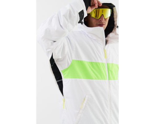 Куртка COOLZONE ORION белый/неосалатовый