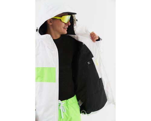 Куртка COOLZONE ORION белый/неосалатовый