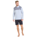 Гидромайка JetPilot Venture L/S Hooded Hydro Tee Grey