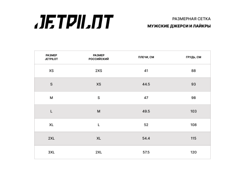 Джерси JetPilot UV LS Sage