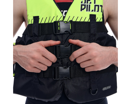 Жилет спасательный JetPilot Helium F/E Nylon Vest Black/Yellow Жилет спасательный JetPilot Helium F/E Nylon Vest Black/Yellow
