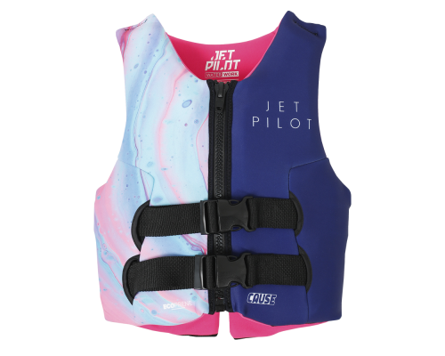 Жилет спасательный JetPilot Girls Cause F/E Youth Eco Vest L50s Fair Floss Жилет спасательный JetPilot Girls Cause F/E Youth Eco Vest L50s Fair Floss