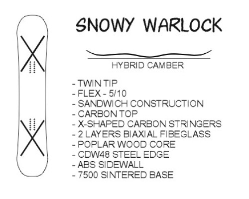 Сноуборд Snowy Warlock
