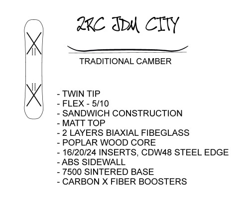Сноуборд Snowy 2RC JDM CITY S22