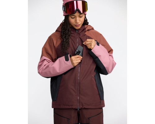 Куртка VOLCOM AGATE INS JACKET OXBLOOD