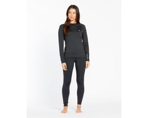 Термокофта VOLCOM W V-SCIENCE CREW BLACK