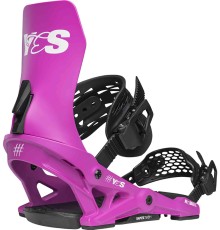 Крепления для сноуборда YES Rebel Party Pink