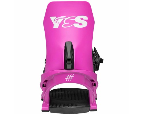 Крепления для сноуборда YES Rebel Party Pink