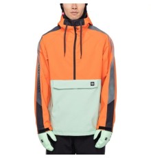 Куртка 686 Waterproof Anorak Fluro Orange Clrblk
