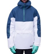 Куртка 686 MNS RENEWAL ANORAK WHITE ORION BLUE S24