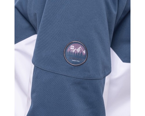 Куртка 686 WMNS UPTON ANORAK STEEL BLUE COLORBLOCK S24