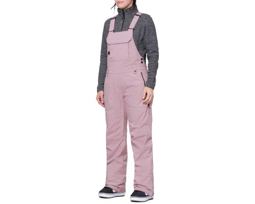 Брюки полукомбинезон 686 BLACK MAGIC INSULATED BIB DUSTY MAUVE GEO JACQUARD