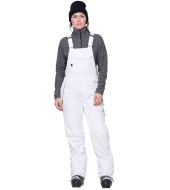 Брюки полукомбинезон 686 WMNS Black Magic Insulated BIB White GEO Jacquard