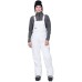 Брюки полукомбинезон 686 WMNS Black Magic Insulated BIB White GEO Jacquard