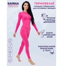Комплект термобелья Saimaa Sport Max розовый