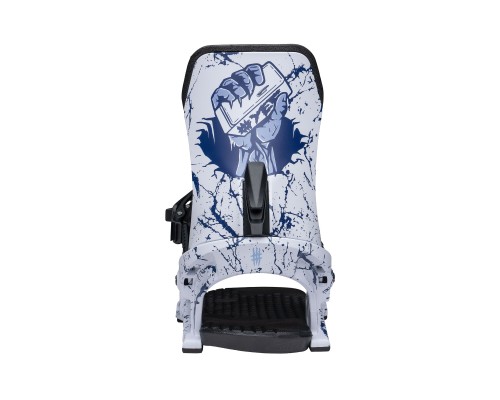 Крепления для сноуборда YES Airmaster Splatter Blue