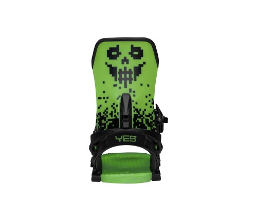 Крепления для сноуборда YES Select Eiki Green Glow