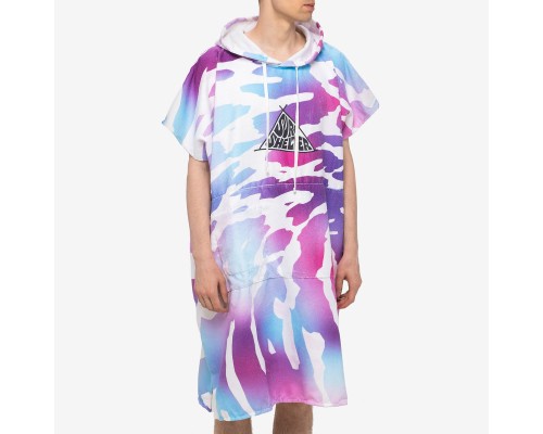 Пончо SURF SHELTER JEFFREYS PONCHO Punk Zebra Пончо SURF SHELTER JEFFREYS PONCHO Punk Zebra