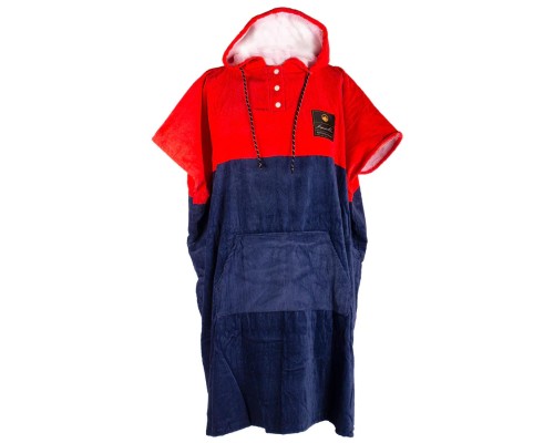 Пончо LIQUID FORCE BLOCK CHANGER Red/Navy Пончо LIQUID FORCE BLOCK CHANGER Red/Navy