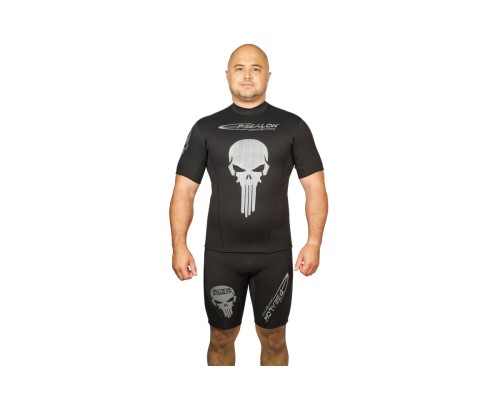 Майка EPSEALON SKULL BLACK 2,5 мм, короткие рукава Майка EPSEALON SKULL BLACK 2,5 мм, короткие рукава