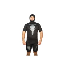 Майка EPSEALON SKULL BLACK 2,5 мм, шлем/короткие рукава