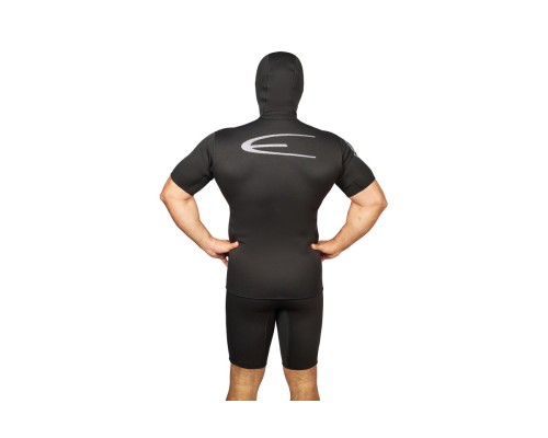 Майка EPSEALON SKULL BLACK 2,5 мм, шлем/короткие рукава