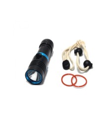  Фонарь SCUBA BROTHERS FLASH 2000Lm CREE XM-L L2 BLACK тепл. белый свет