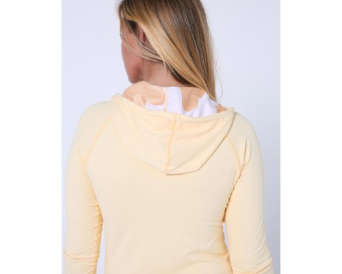 Гидромайка женская Jetpilot Zahra L/S HOODS Yellow