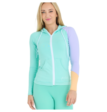Толстовка JetPilot Pacer Ls Hooded Rashie Teal