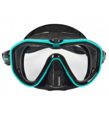 Маска SEAC SUB APPEAL TIFFANY, черно-голубая рамка/черный силикон