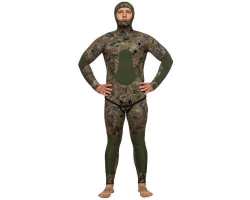 Гидрокостюм Marlin Camoskin PRO Green, 5 mm