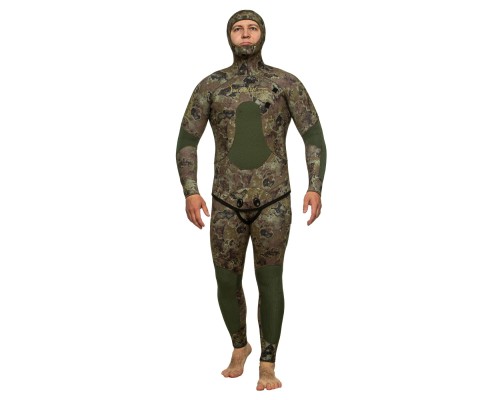 Гидрокостюм Marlin Camoskin PRO Green, 5 mm