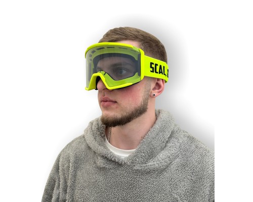 Маска плавающая для гидроцикла Scallops BFR PHOTOCHROMIC Lime S1-S3