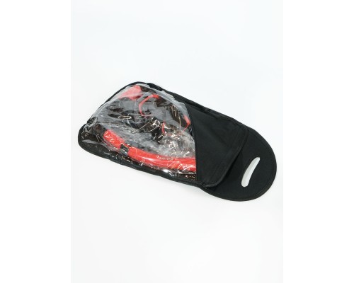 Комплект маска с трубкой SCALLOPS FUGU (black/red)