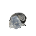Маска полнолицевая Scallops Aquanaft blk/clear