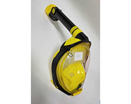маска полнолицевая Scallops LGA11 Black/yellow
