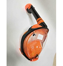  Маска полнолицевая Scallops LGA10 Black/orange