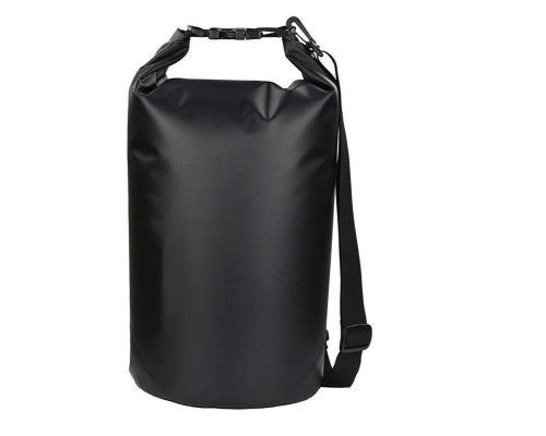  Гермомешок Scallops Dry Bag 500D Black одна лямка 10L