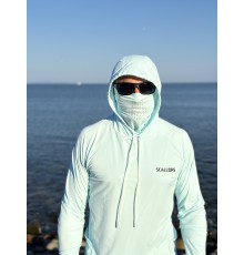 Рашгард с капюшоном SCALLOPS NO BURN arctic blue
