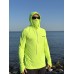 Рашгард с капюшоном SCALLOPS NO BURN arctic Neon green