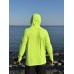 Рашгард с капюшоном SCALLOPS NO BURN arctic Neon green