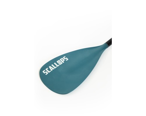 Весло алюминиевое 2 лопасти Scallops SUP-1 Double blade (lake blue)