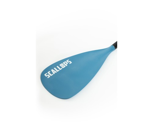 Весло алюминиевое 2 лопасти Scallops SUP-1 Double blade (sky blue)