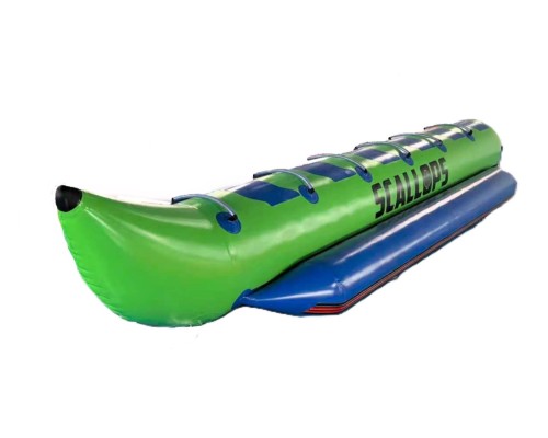 Баллон буксируемый 6 местный Scallops Banana boat green/blue