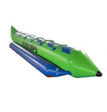 Баллон буксируемый 6 местный Scallops Banana boat green/blue