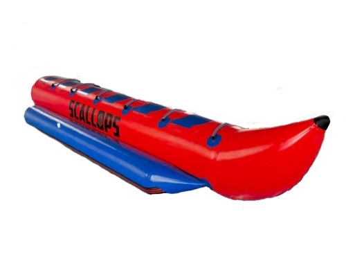 Баллон буксируемый 6 местный Scallops Banana boat red/blue