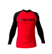 Рашгард SCALLOPS HYDROFIT красный