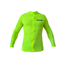 Рашгард SCALLOPS PROSKIN ZIP ярко-зеленый